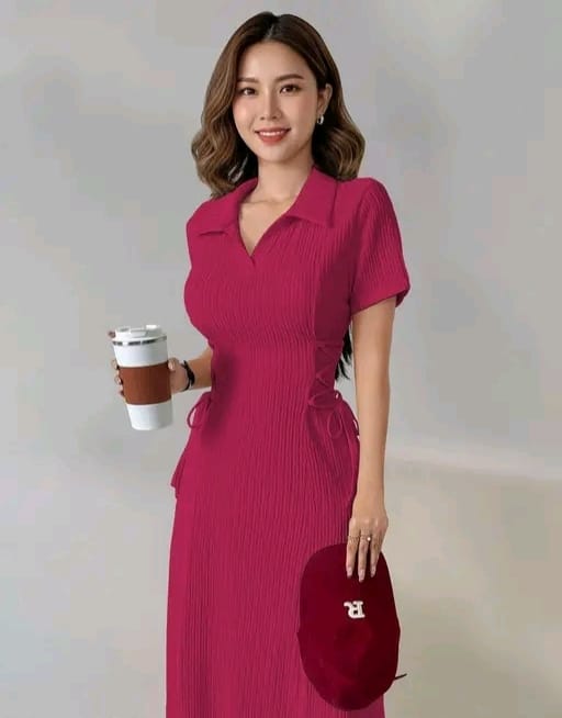 Coller bodycon dress - Image 4