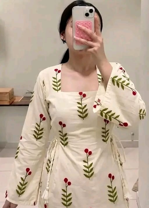 Bell sleeve short kurti - Image 2