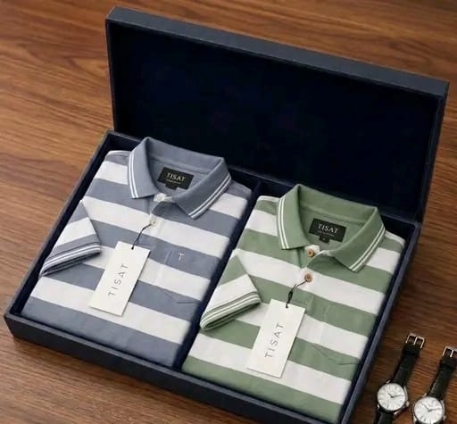Ccotton Blend half sleeves solid polo tshirt - Image 4