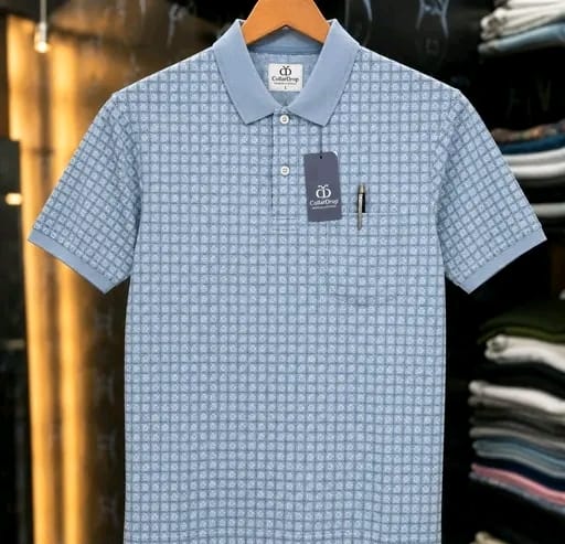 Polo tshirt with collar | half sleeves - Image 4