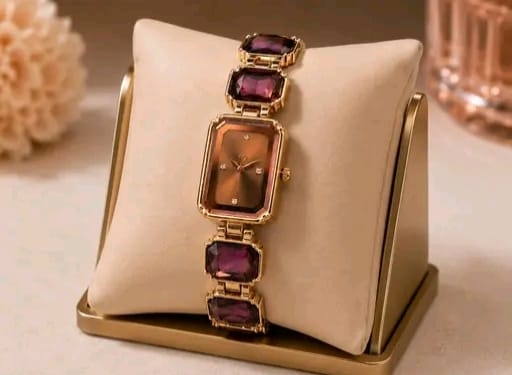 Stone-studded Bracelet lock women's stylish - Image 1