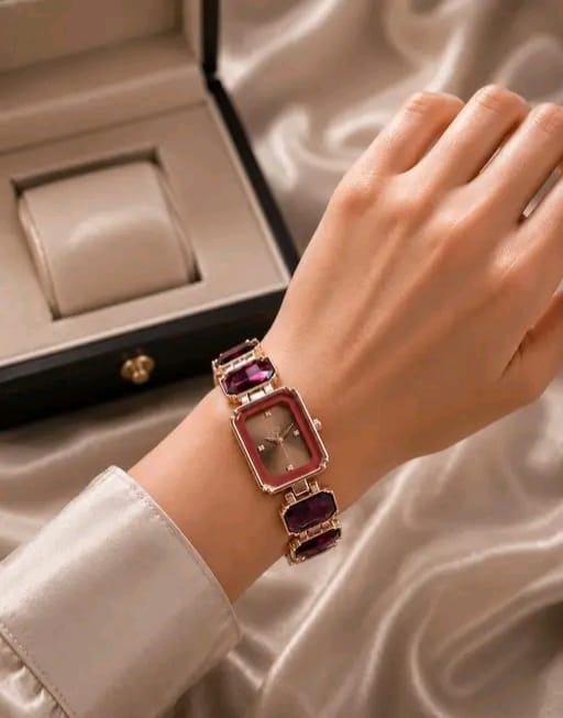 Stone-studded Bracelet lock women's stylish - Image 2