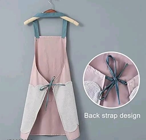 Kitchen apron cute bear with center pocket hand towel - Image 2