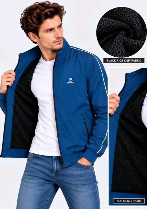 Men's stylish windcheater jacket|sleeves - Image 1