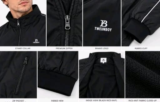 Men's stylish windcheater jacket|sleeves - Image 8