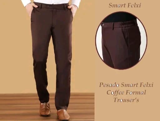 Men's smart flexi formal trousers. - Image 2