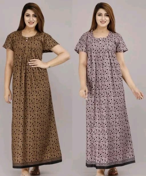 Cotton nighty women - Image 1