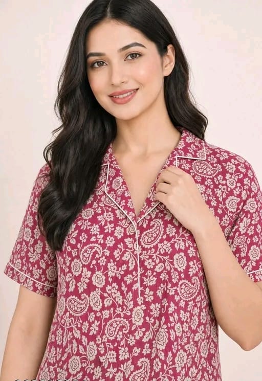 Cotton nighty women - Image 2