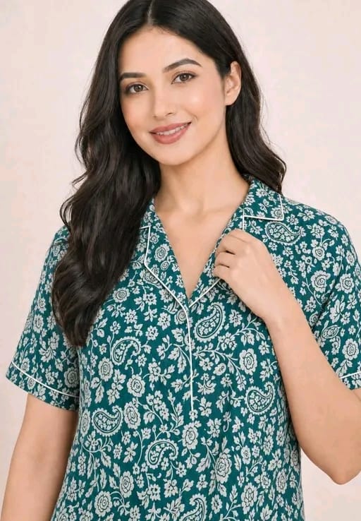 Cotton nighty women - Image 4