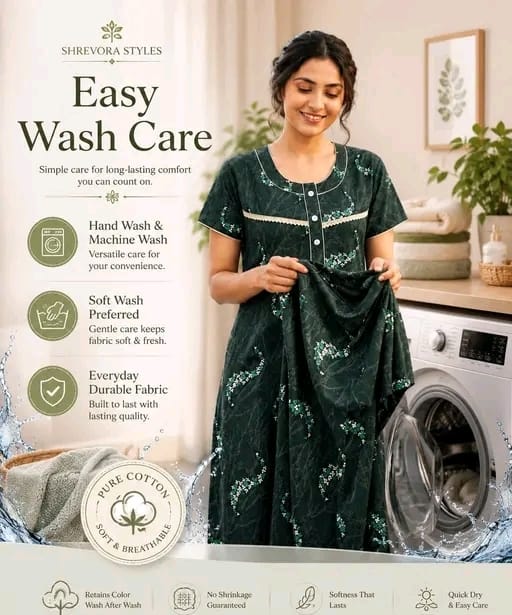 Cotton nighty women - Image 1