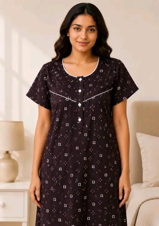 Cotton nighty women - Image 2