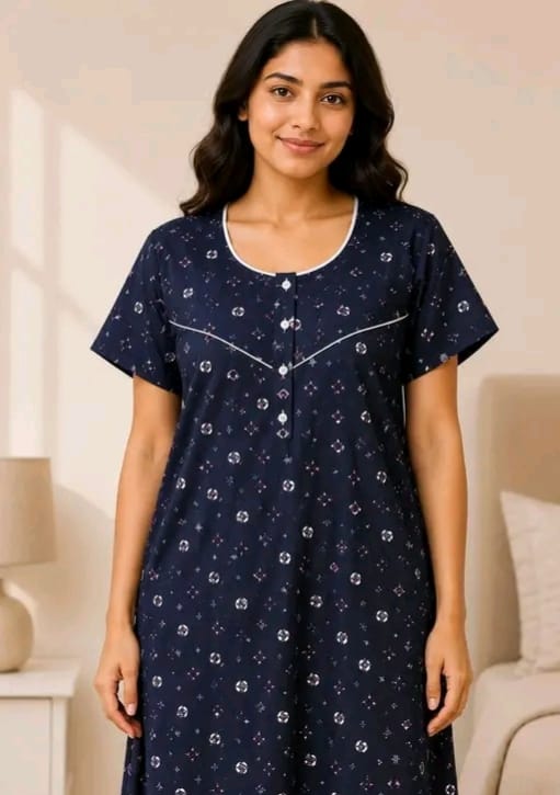 Cotton nighty women - Image 5