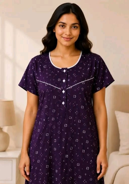 Cotton nighty women - Image 8