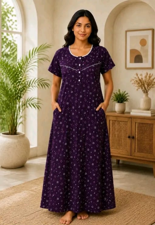 Cotton nighty women - Image 9