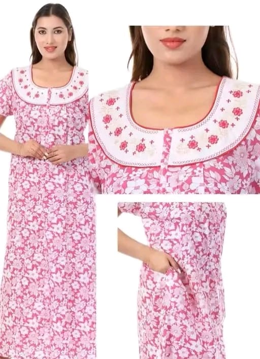 Cotton nighty women - Image 1