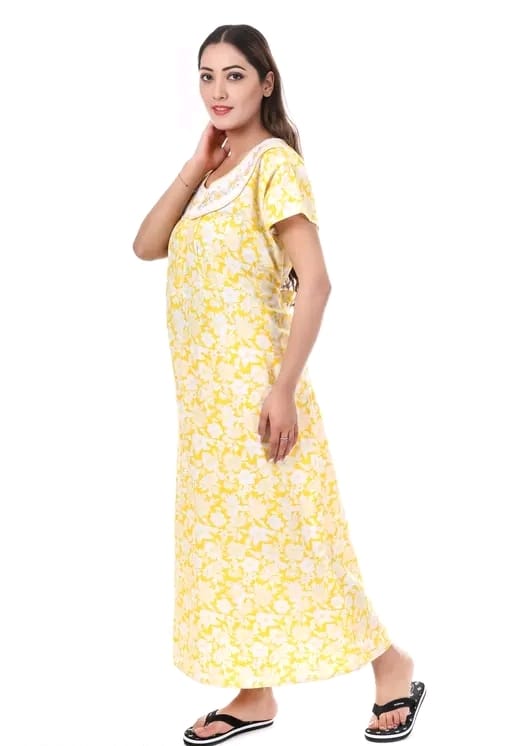 Cotton nighty women - Image 4