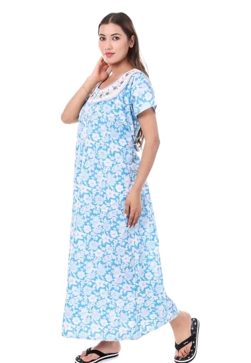 Cotton nighty women - Image 5