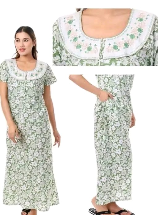 Cotton nighty women - Image 7