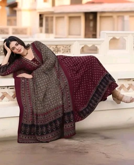Anarkali plazo set - Image 2