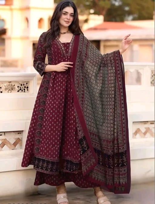 Anarkali plazo set - Image 3