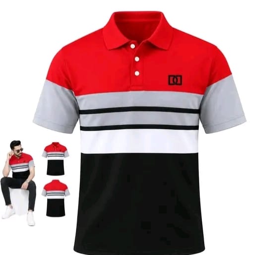 Men's t-shirt polo half sleeves - Image 1