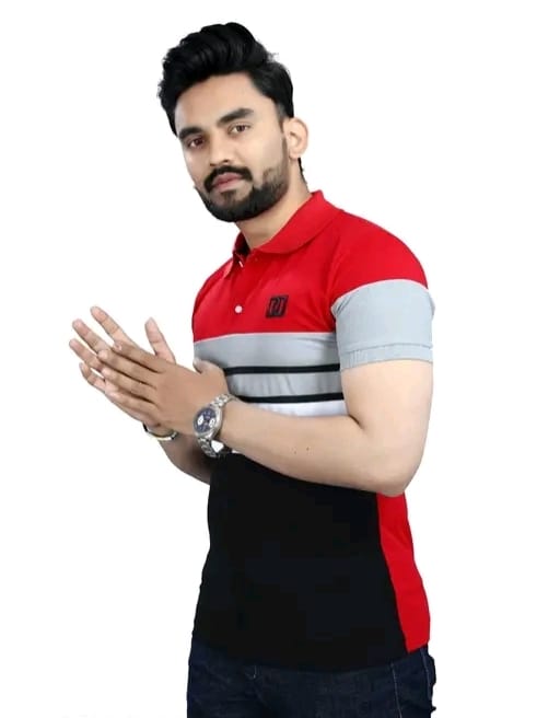 Men's t-shirt polo half sleeves - Image 2