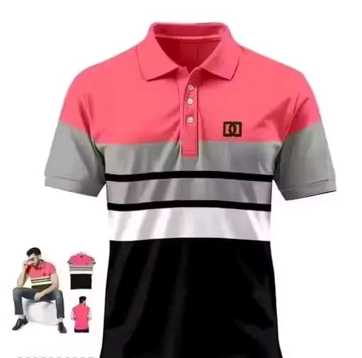 Men's t-shirt polo half sleeves - Image 3