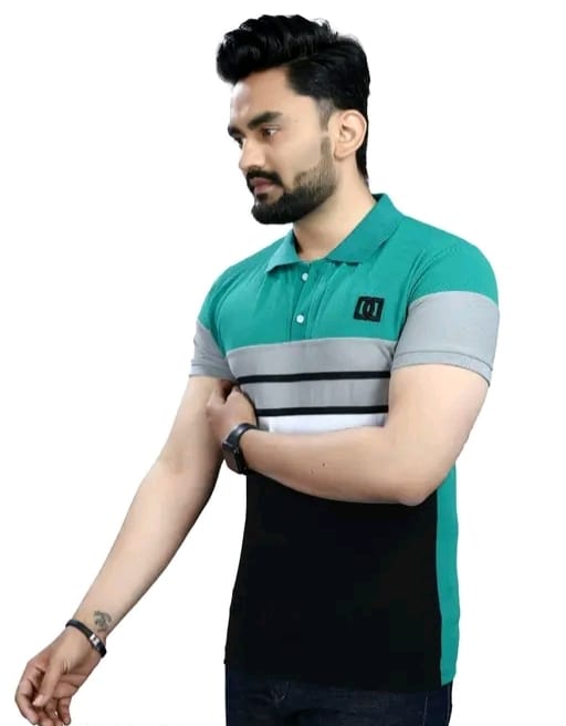 Men's t-shirt polo half sleeves - Image 6