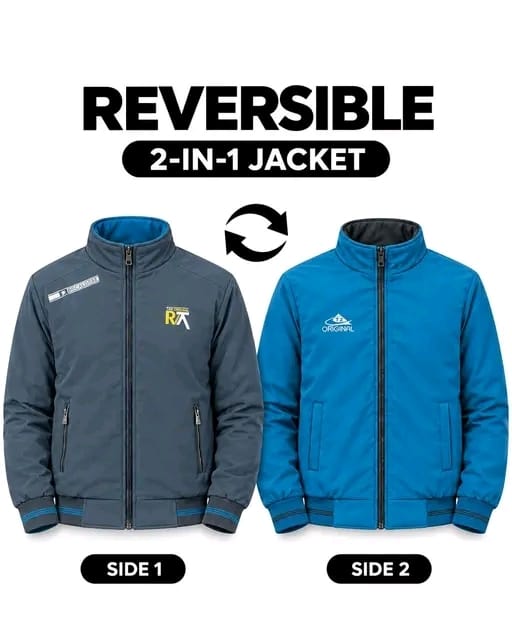 2 in 1 Riversible windcheater jacket for men - Image 1