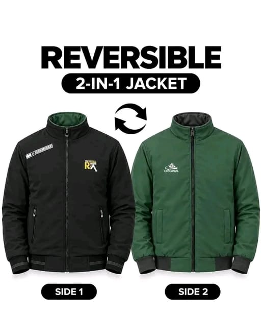 2 in 1 Riversible windcheater jacket for men - Image 2