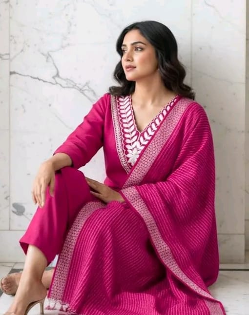 Kurti set with pants - Image 1