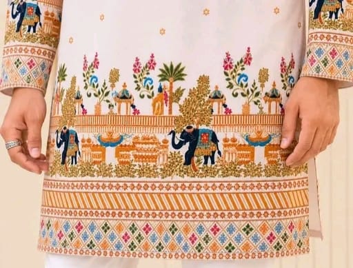 Men's printed kurti - Image 3