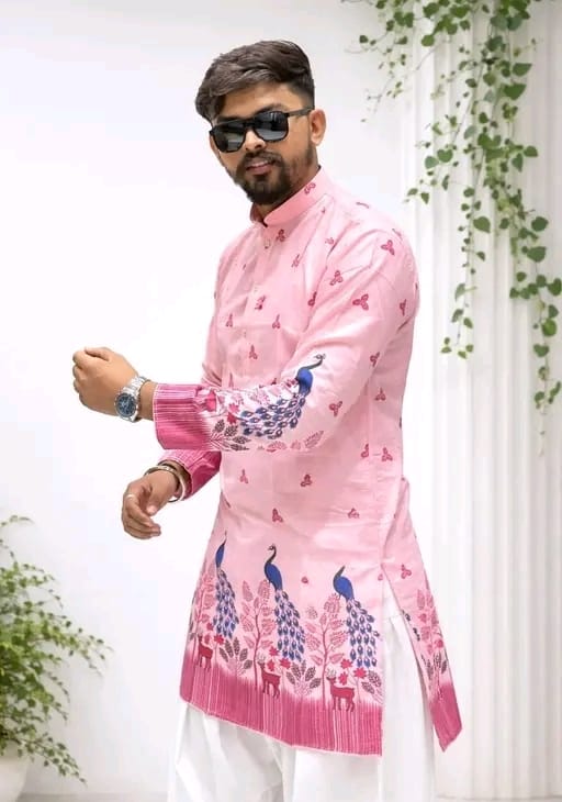 Printed kurta for men - Image 8