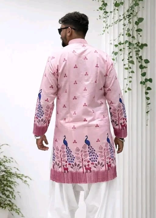 Printed kurta for men - Image 9