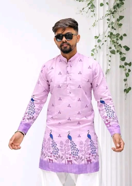 Printed kurta for men - Image 10