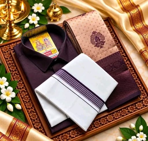 Saree & shirt combo - Image 4