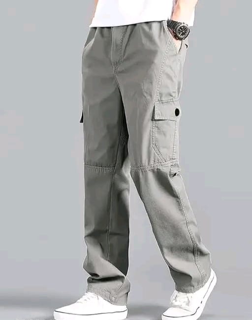 Cargo pure cotton pants - Image 3