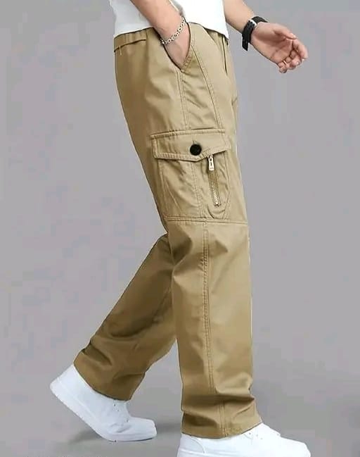 Cargo pure cotton pants - Image 5