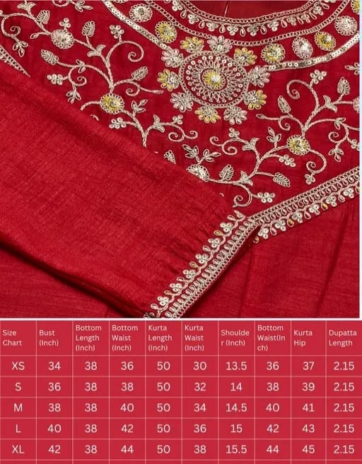 Embroidered anarkali suit - Image 3