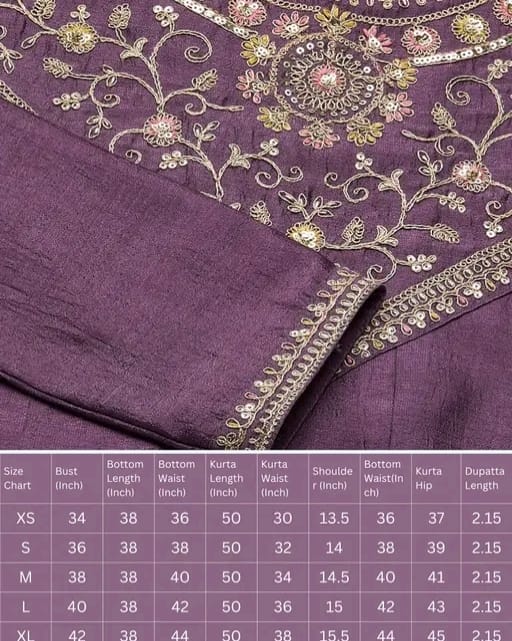 Embroidered anarkali suit - Image 6
