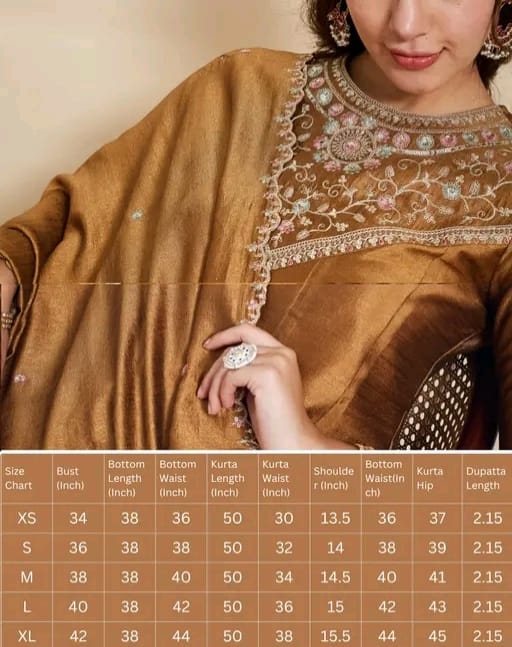 Embroidered anarkali suit - Image 9