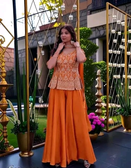 Embroidered anarkali - Image 2
